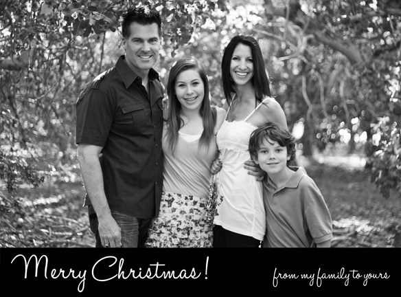 Merry Christmas from my family to yours!