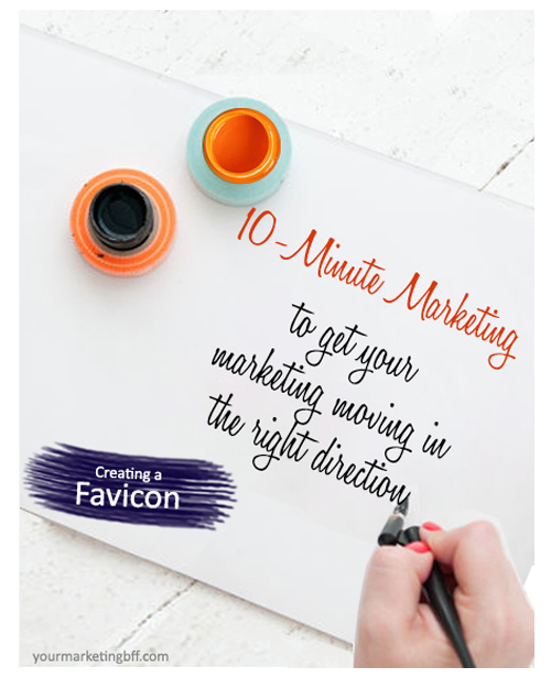 10 Minute Marketing creating a favicon