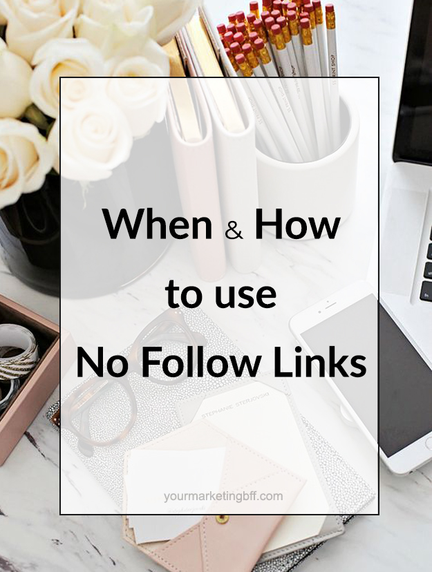 when how to use no follow links