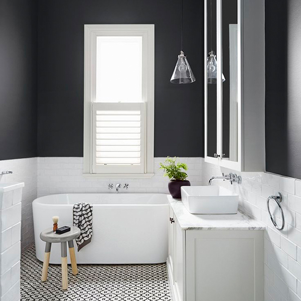 Transitional Style: Small Bathroom Design Inspiration