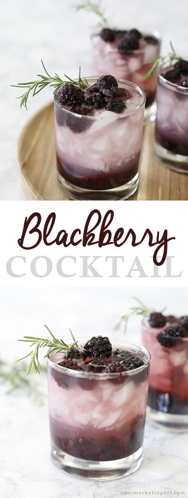 Refreshing Blackberry Cocktail Mocktail Recipe