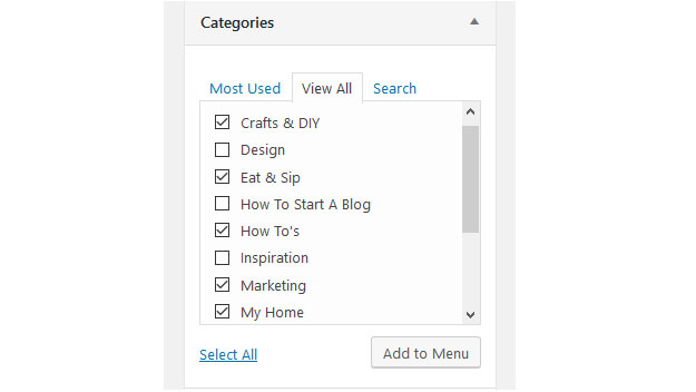 Create Categories and Add Them to WordPress Menu Bar
