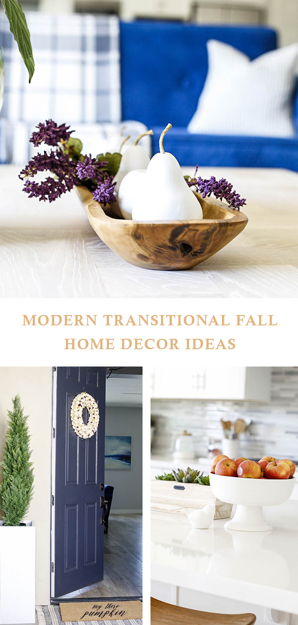 Modern Transitional Neutral Fall Home Decor Ideas