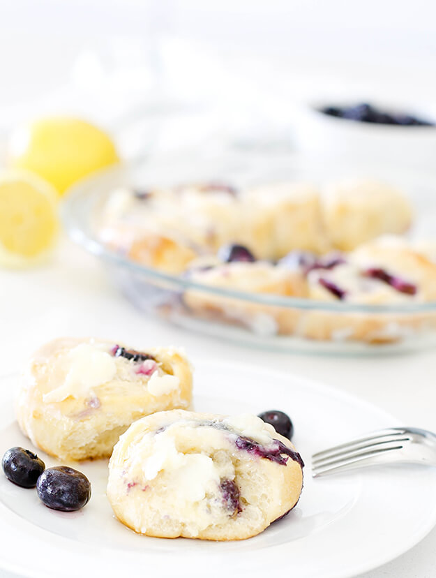 easy delicious blueberry lemon crescent rolls