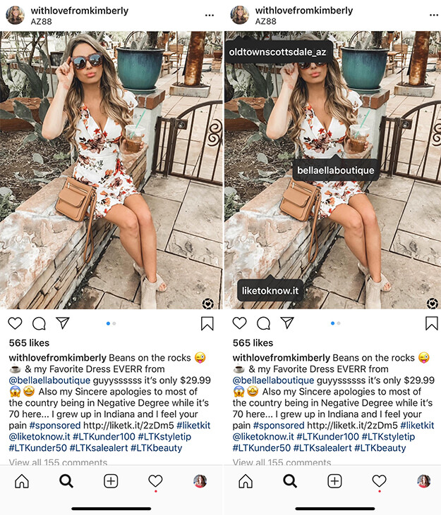 How To Properly Disclose Sponsored Instagram Posts Ex 4
