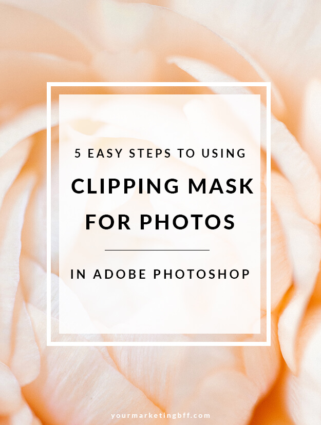 How To Create A Clipping Mask For Photos In Photoshop