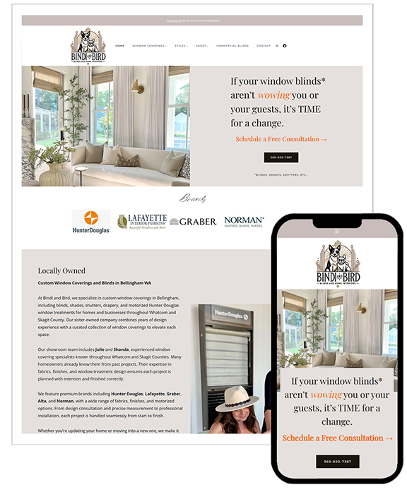 Bindi and Bird_website design | Your Marketing BFF Bindi and Bird_website design