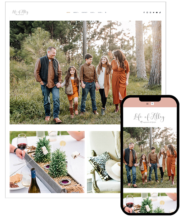 Life of Alley_website design | Your Marketing BFF Life of Alley_website design